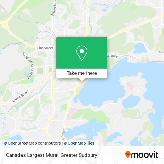 Canada's Largest Mural map