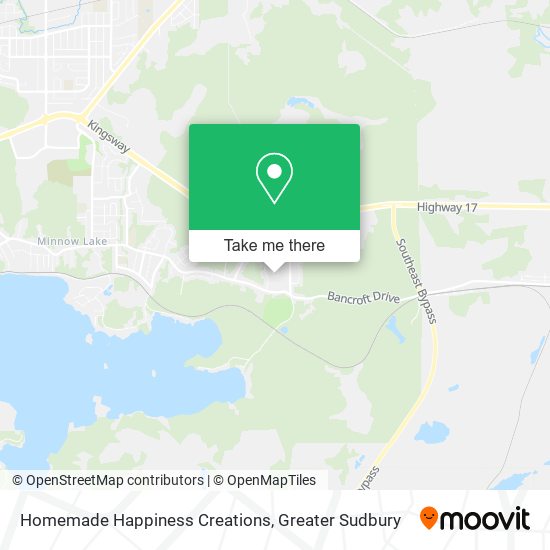 Homemade Happiness Creations map