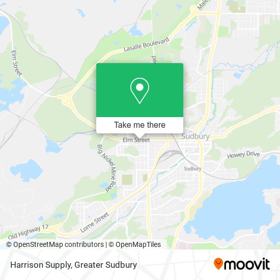 Harrison Supply map