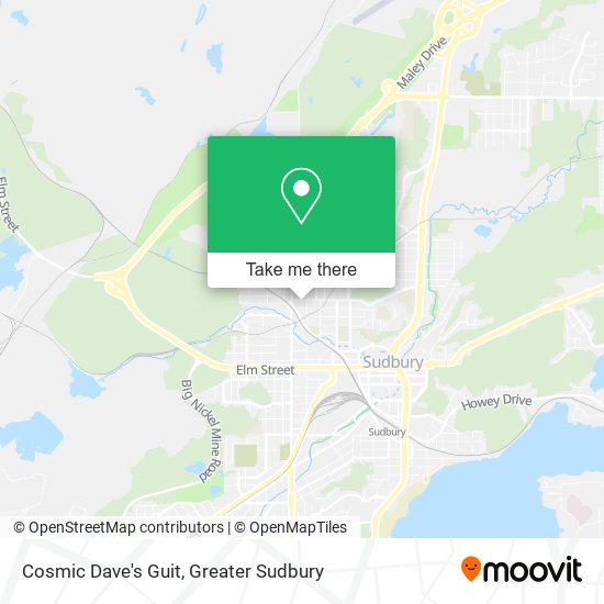 Cosmic Dave's Guit map