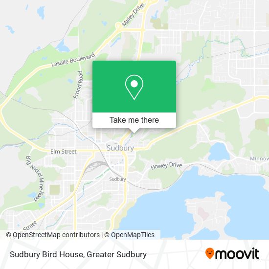 Sudbury Bird House map