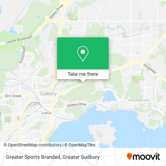 Greater Sports Branded map