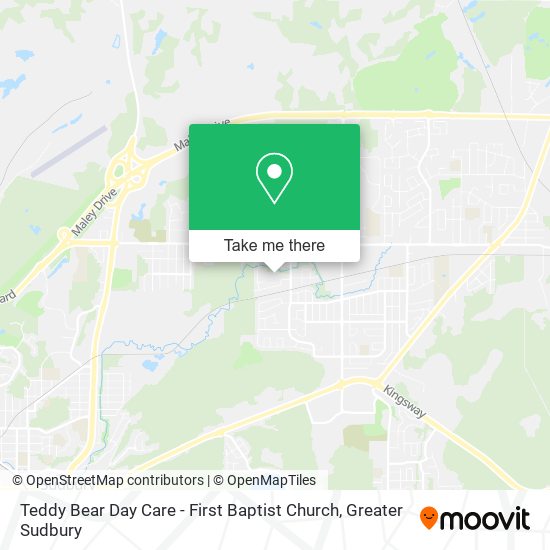 Teddy Bear Day Care - First Baptist Church map