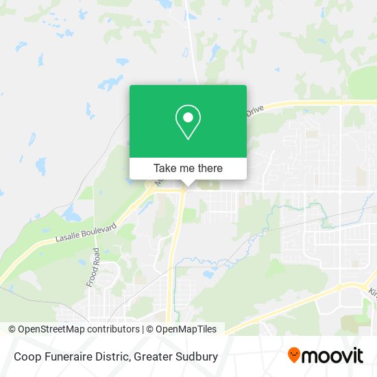 Coop Funeraire Distric map