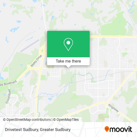 Drivetest Sudbury plan