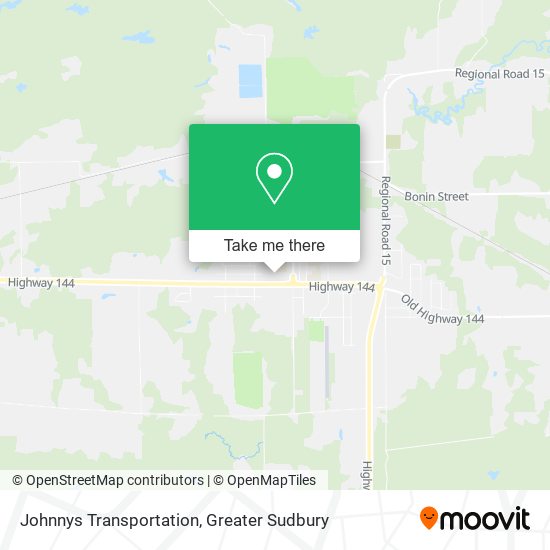Johnnys Transportation map