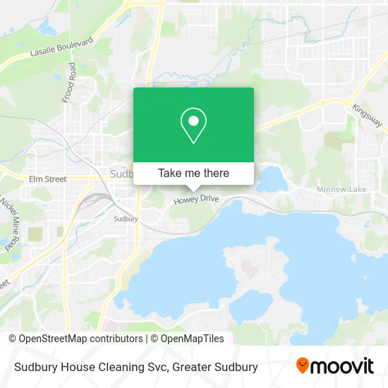 Sudbury House Cleaning Svc map