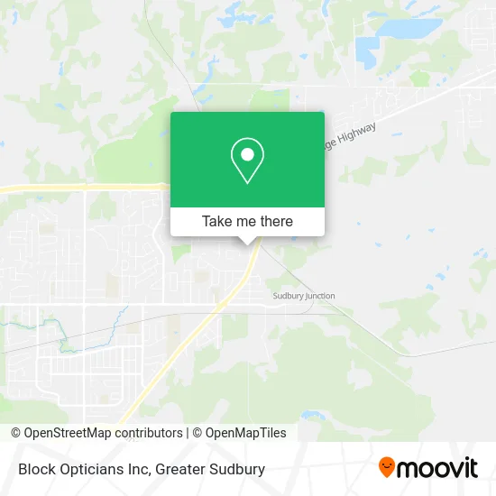 Block Opticians Inc map