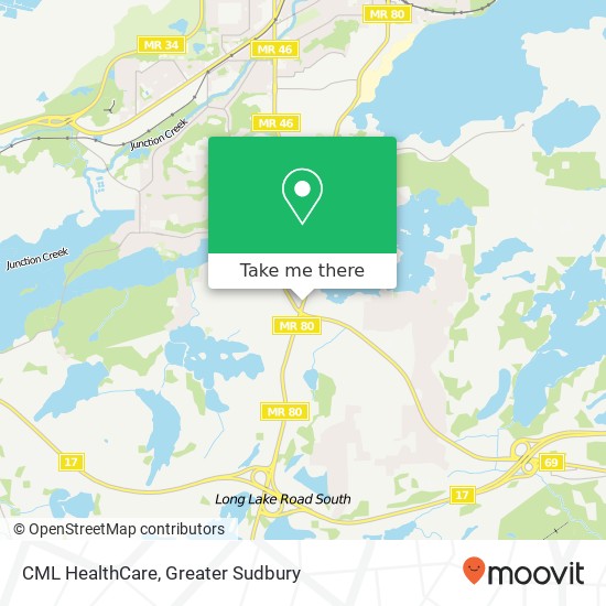 CML HealthCare map