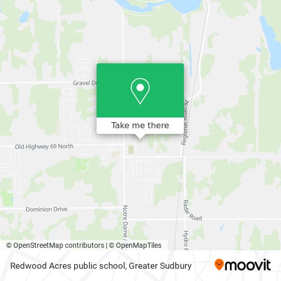 Redwood Acres public school map
