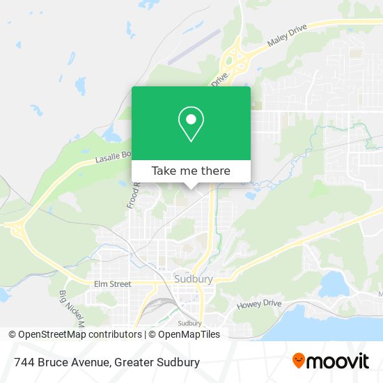 744 Bruce Avenue map