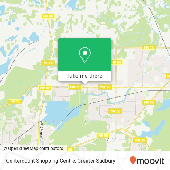 Centercount Shopping Centre map