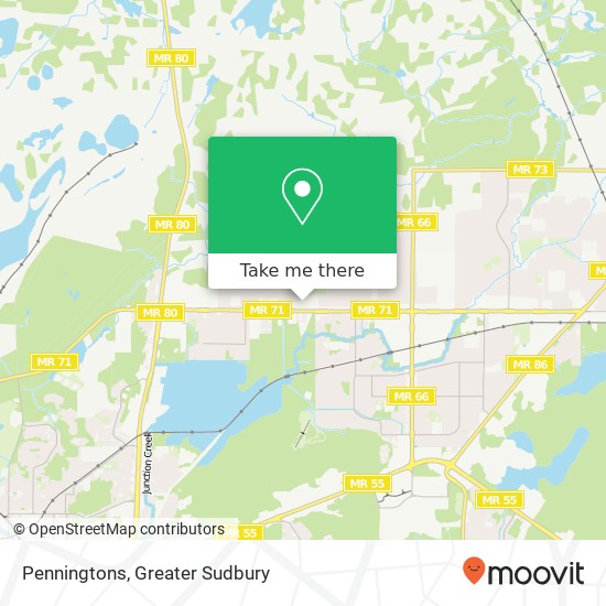 Penningtons, 900 Lasalle Blvd Greater Sudbury, ON map