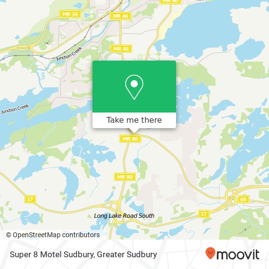 Super 8 Motel Sudbury plan