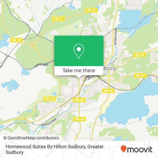 Homewood Suites By Hilton Sudbury plan