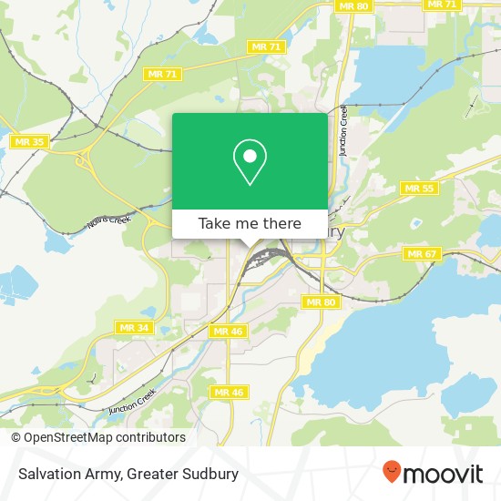 Salvation Army map