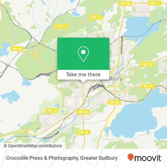 Crocodile Press & Photography map