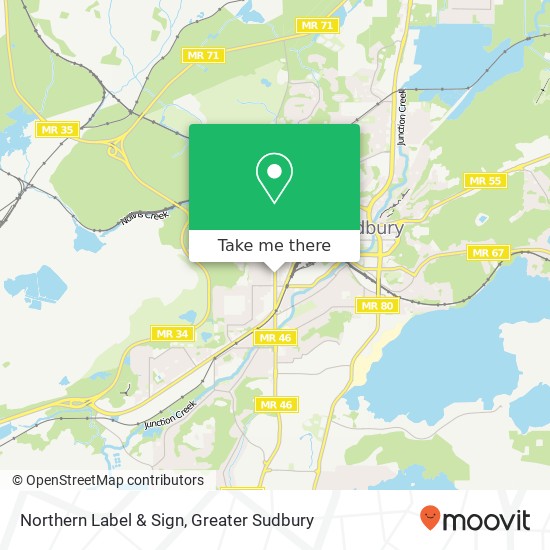 Northern Label & Sign map