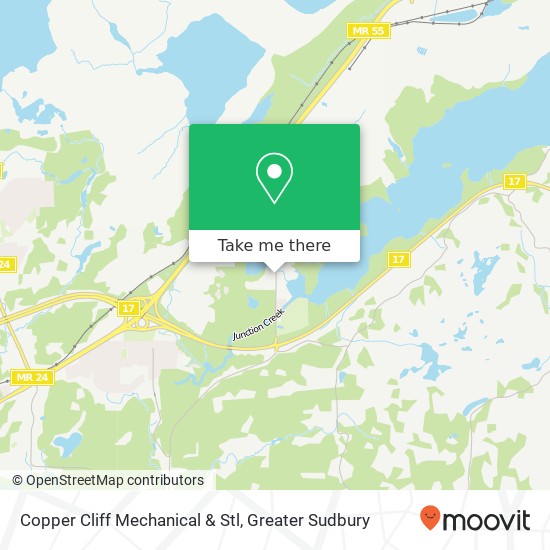 Copper Cliff Mechanical & Stl map