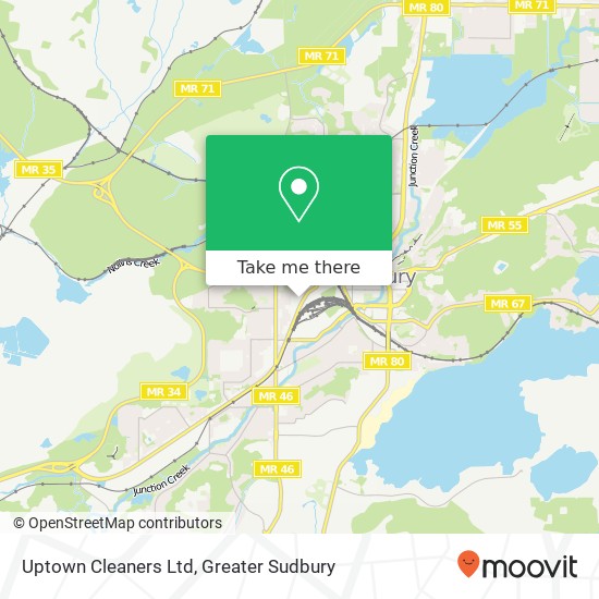 Uptown Cleaners Ltd map