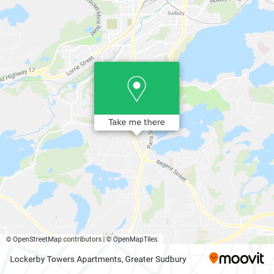 Lockerby Towers Apartments map