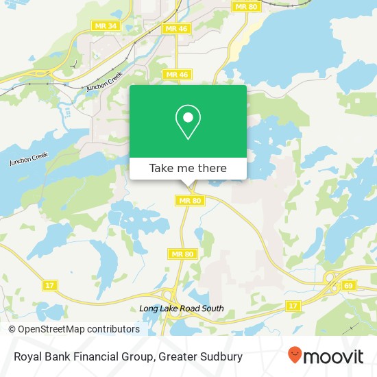 Royal Bank Financial Group map