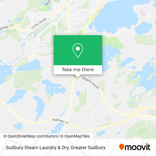 Sudbury Steam Laundry & Dry map
