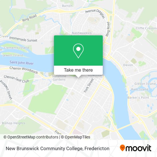 New Brunswick Community College map