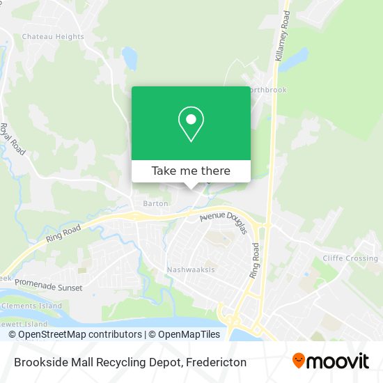 Brookside Mall Recycling Depot map
