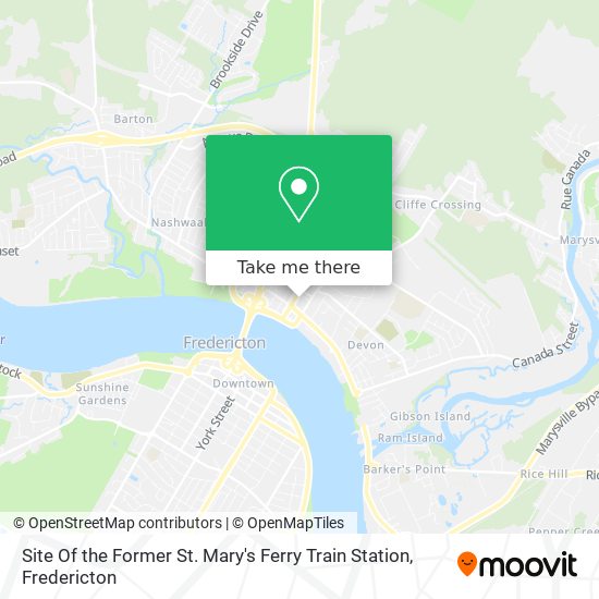 Site Of the Former St. Mary's Ferry Train Station map