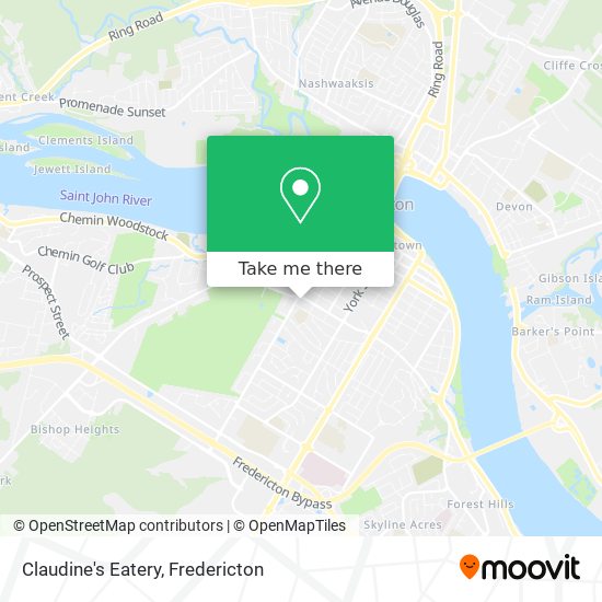 Claudine's Eatery map