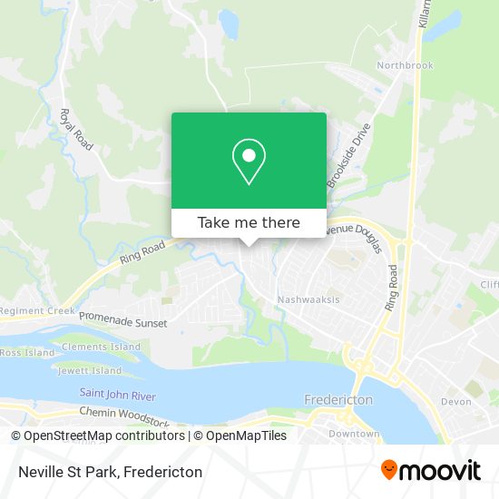 Neville St Park map