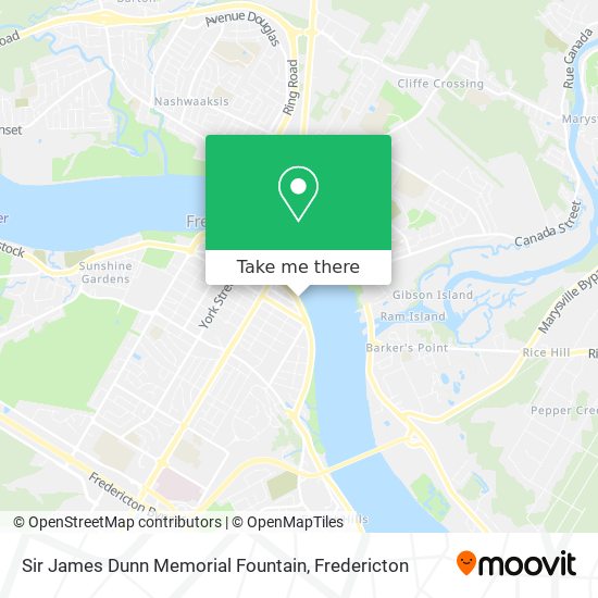 Sir James Dunn Memorial Fountain map