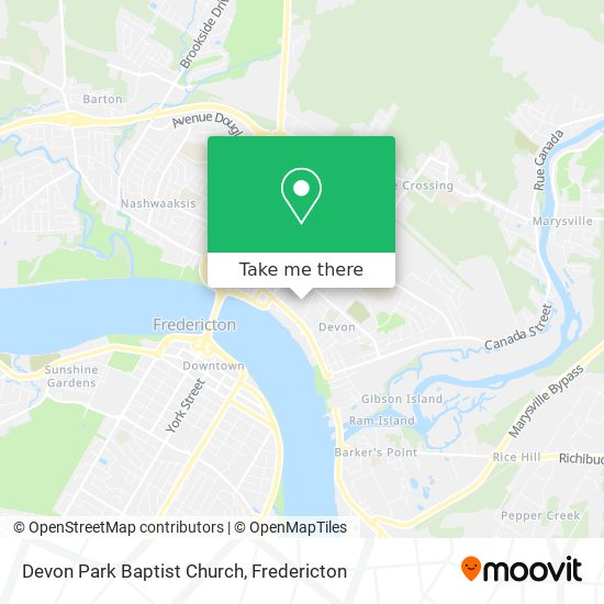 Devon Park Baptist Church plan