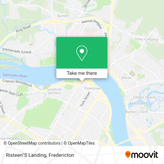 Risteen"S Landing map