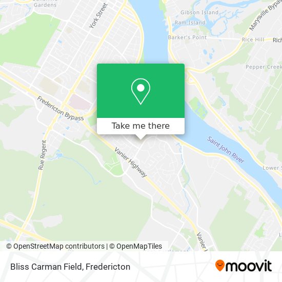 Bliss Carman Field map
