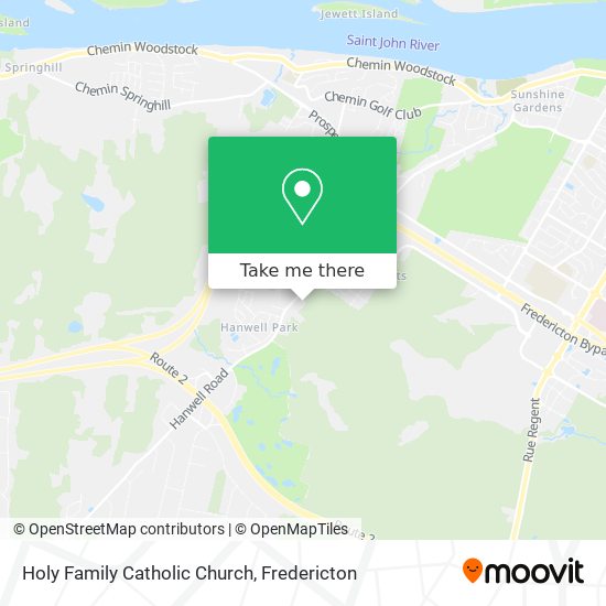 Holy Family Catholic Church map