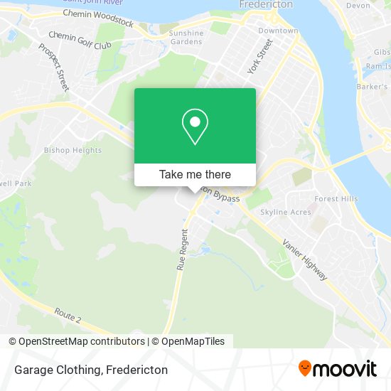 Garage Clothing map