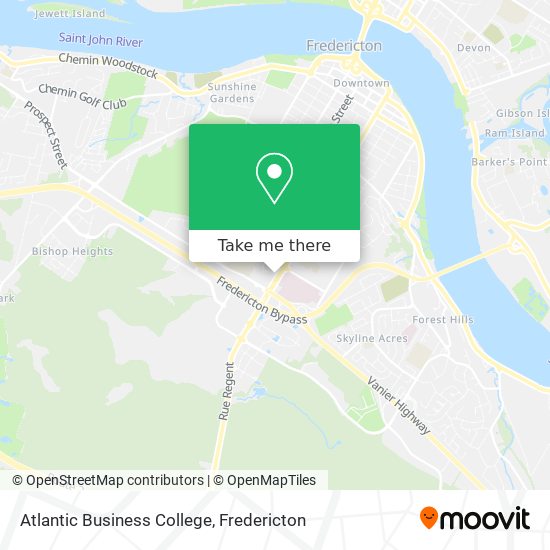 Atlantic Business College map