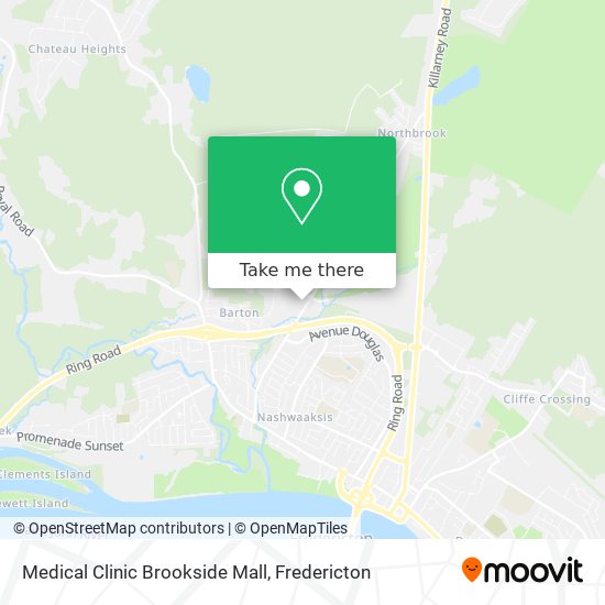 Medical Clinic Brookside Mall map