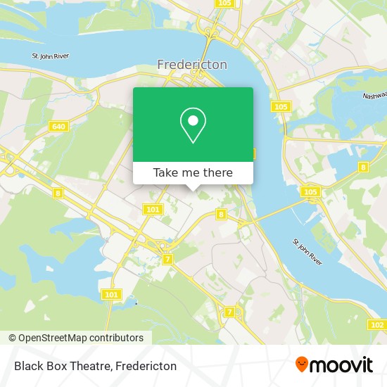 Black Box Theatre map