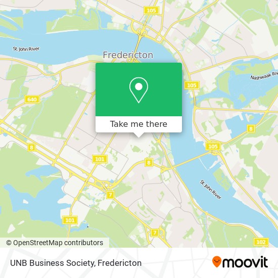 UNB Business Society map