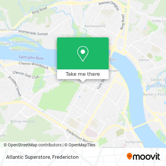 Atlantic Superstore map