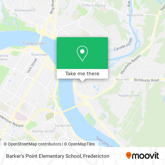 Barker's Point Elementary School map