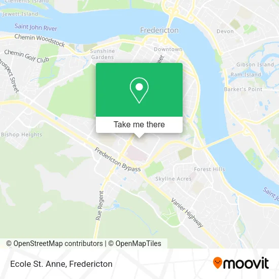 Ecole St. Anne map