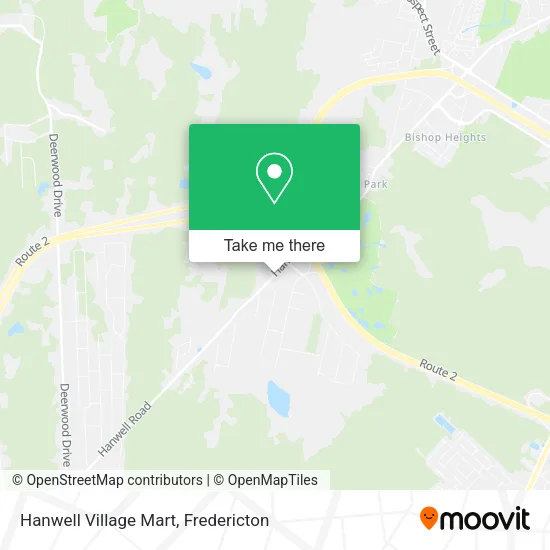 Hanwell Village Mart map