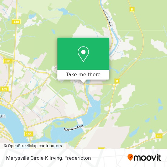 Marysville Circle-K Irving map