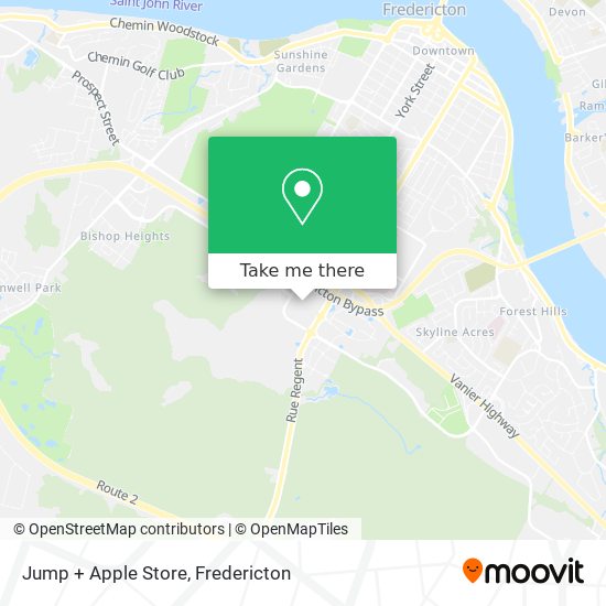 Jump + Apple Store map