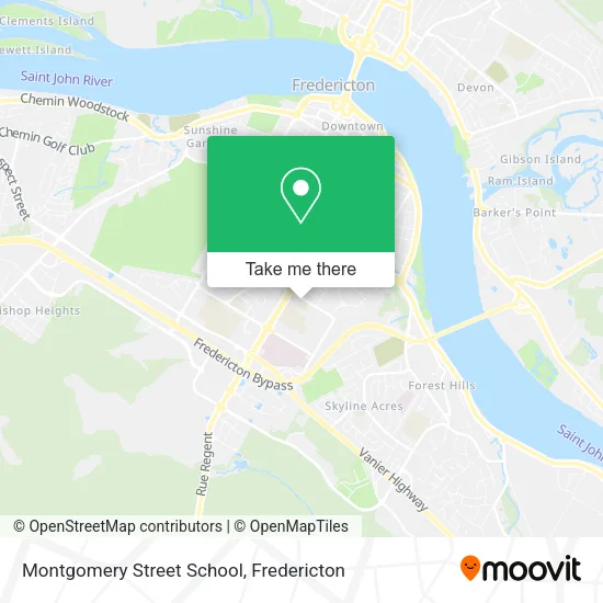 Montgomery Street School map