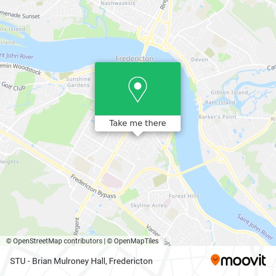 STU - Brian Mulroney Hall map